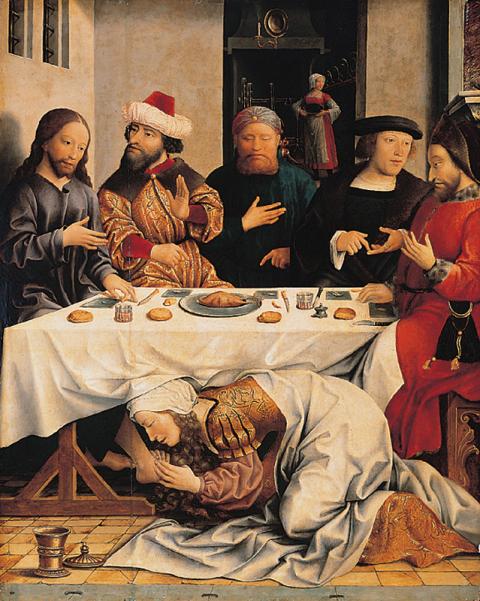 A Magdolna Legenda Mestere: Krisztus Simon farizeus házában 1515–1520 